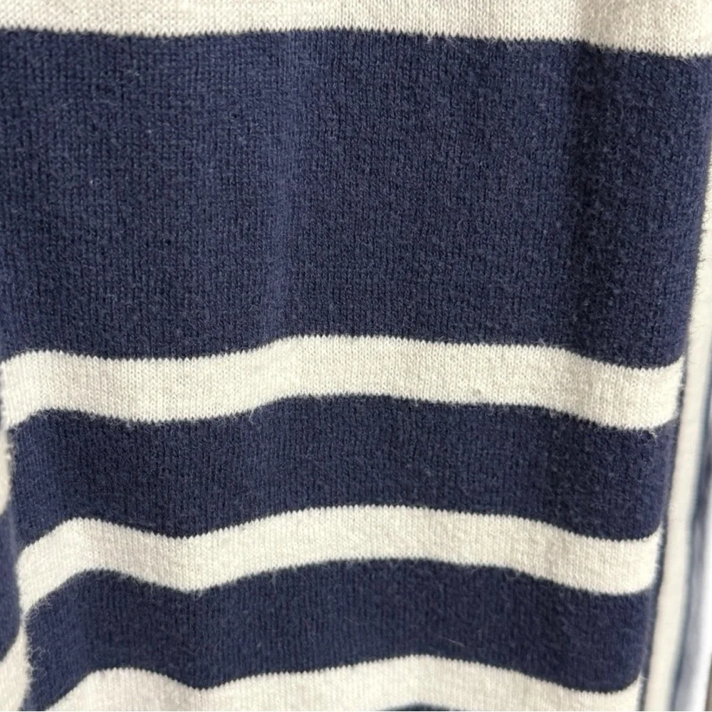 Lilly Pulitzer Stripe Open Cardigan Style‎ 33619 Size L Cotton Colorblock Hem
